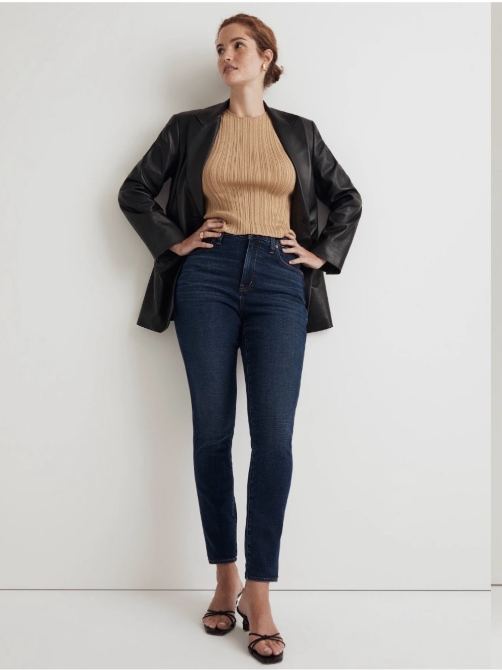 Madewell Curvy High-Rise Skinny Jeans in Indigo Blue 29P
